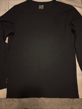 32 degree Heat Men's Black Thermal Long-Sleeve Shirt size Small